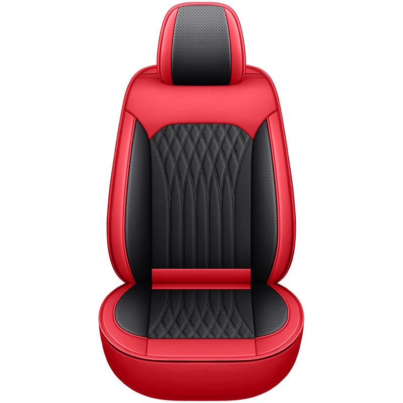 Universal Full-Wrap Nappa Leather Sports Car Seat Cover Cushion