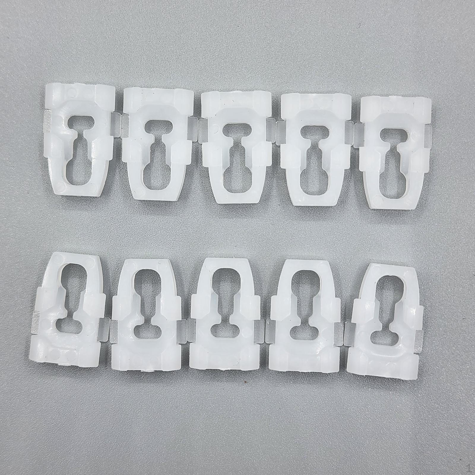 

10Pcs Body Side Door belt Molding Trims Clips Replacements for Direct replacement the cracked,