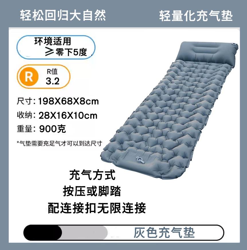 Thickened Lightweight Outdoor Foldable Portable TPU Waterproof Tent Nap Mattress for Picnic Barbecue Beach Use Single/Double