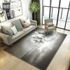 Horse Carpet Living Room 3D Animal Sofa Carpet Large Mats Kitchen Anti-slip Water Absorption Sponge Mat For Bathroom Bedroom Rug