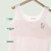 Seamless Camisole Underwear for Girls: Anti-Nipple High School & Junior High Bra for Older Children & Adolescents