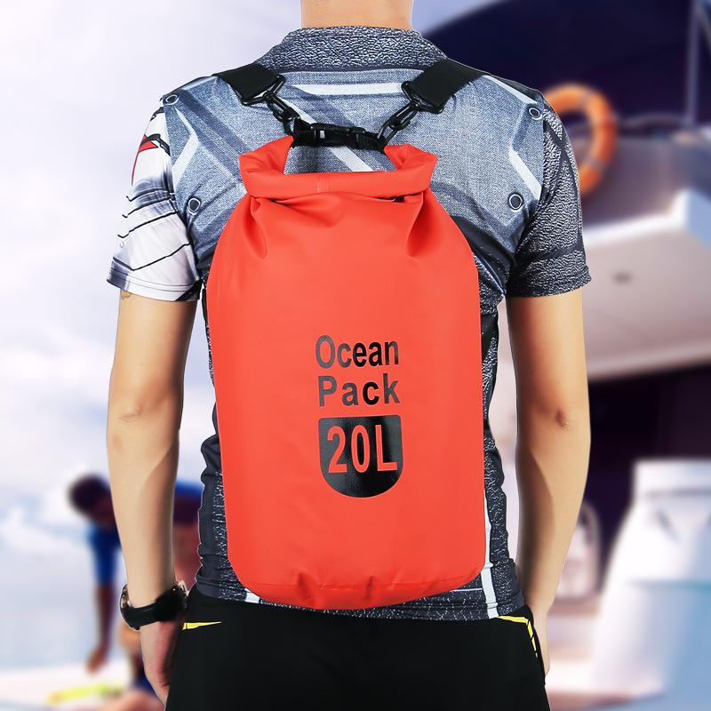 Custom Logo Floating Sport 10L 20L Ocean Pack PVC Outdoor Travel Swimming Waterproof Dry Bag