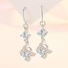 Lindon Copper Alloy Zircon Earrings Drop Earrings For Women Wedding Party Gifts