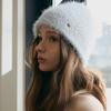 Meleuhen Hairy Knit Beanie_4Color