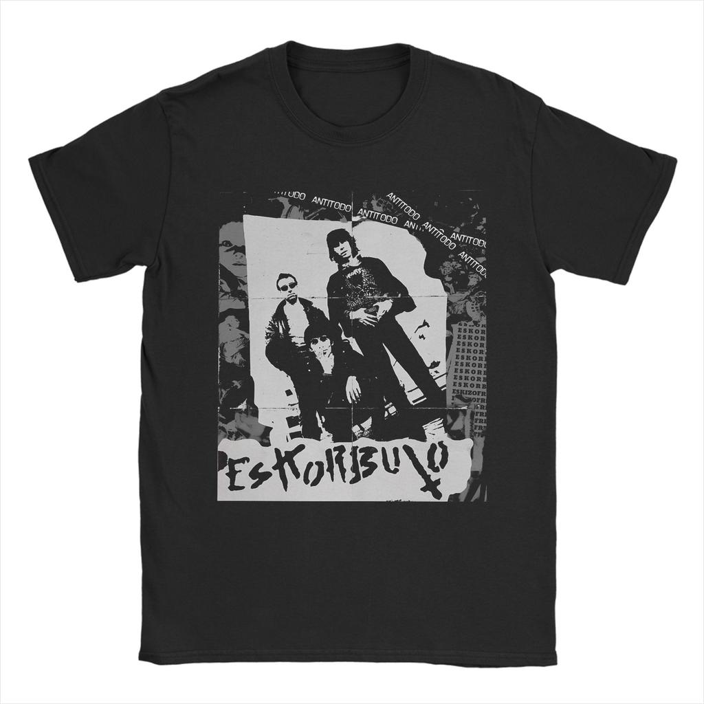 Men ESKORBUTO DEMASIADOS ENEMIGOS T-Shirts Clothes Summer Y2K Fun Short Sleeve T Shirt O-Neck Loose Tshirt Big Size 5XL 6XL