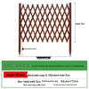 Retractable Anti-Corrosion Wooden Fence for Garden, Balcony, and Outdoor Spaces.