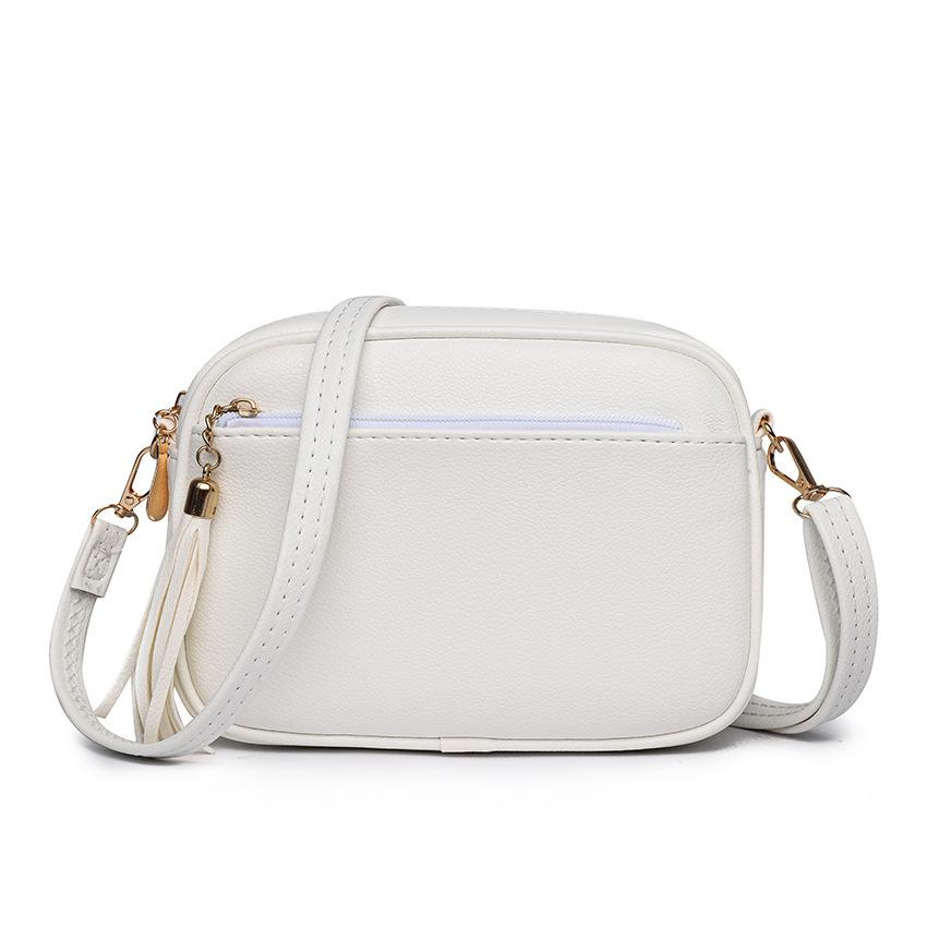 Trendy Women's Bags New Style Solid Color PU Crossbody Bag Women's Bag Women's Shoulder Bag Small Square Bag