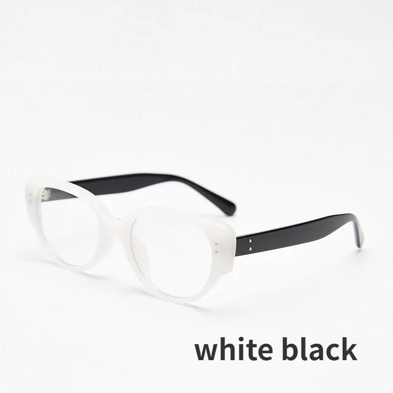 Occhiali da vista di lusso con finitura Cat Eye, miopia, unisex, occhiali da vista da vicino, anti-luce blu, diottrie negative