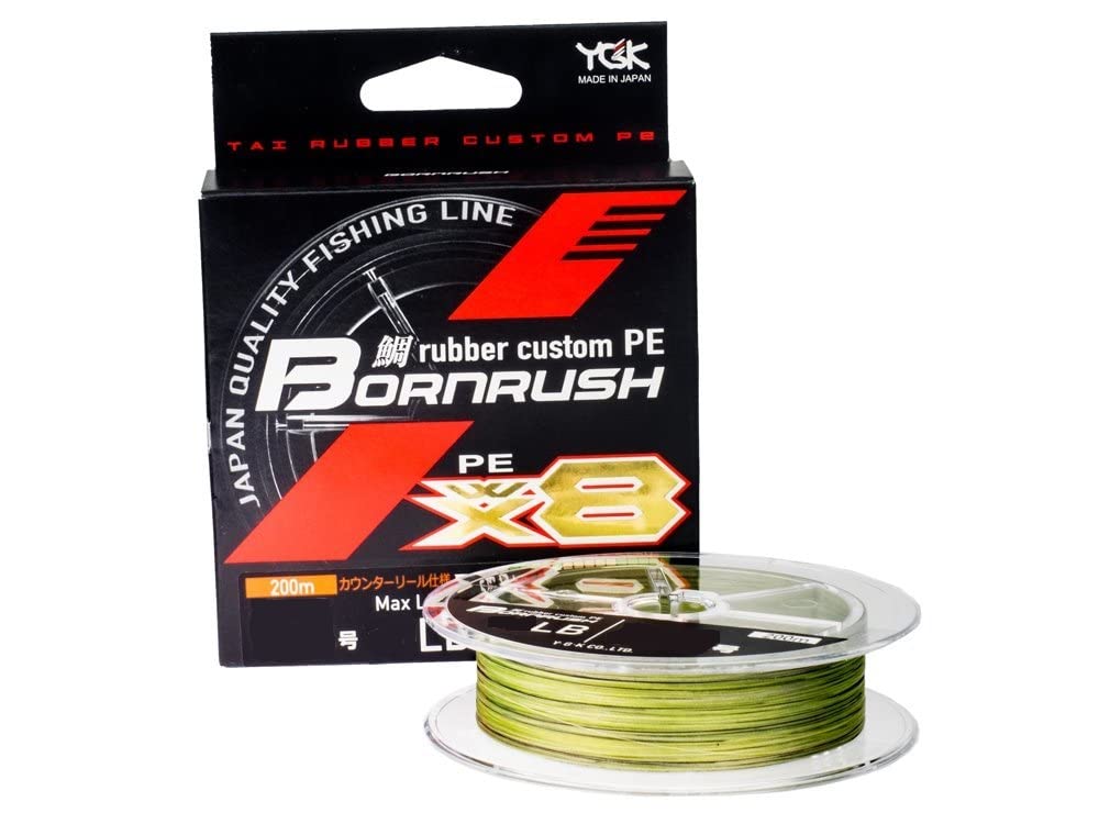 Tai Rubber Custom PE Rushbone WX8 200m X-Braid Line, #1