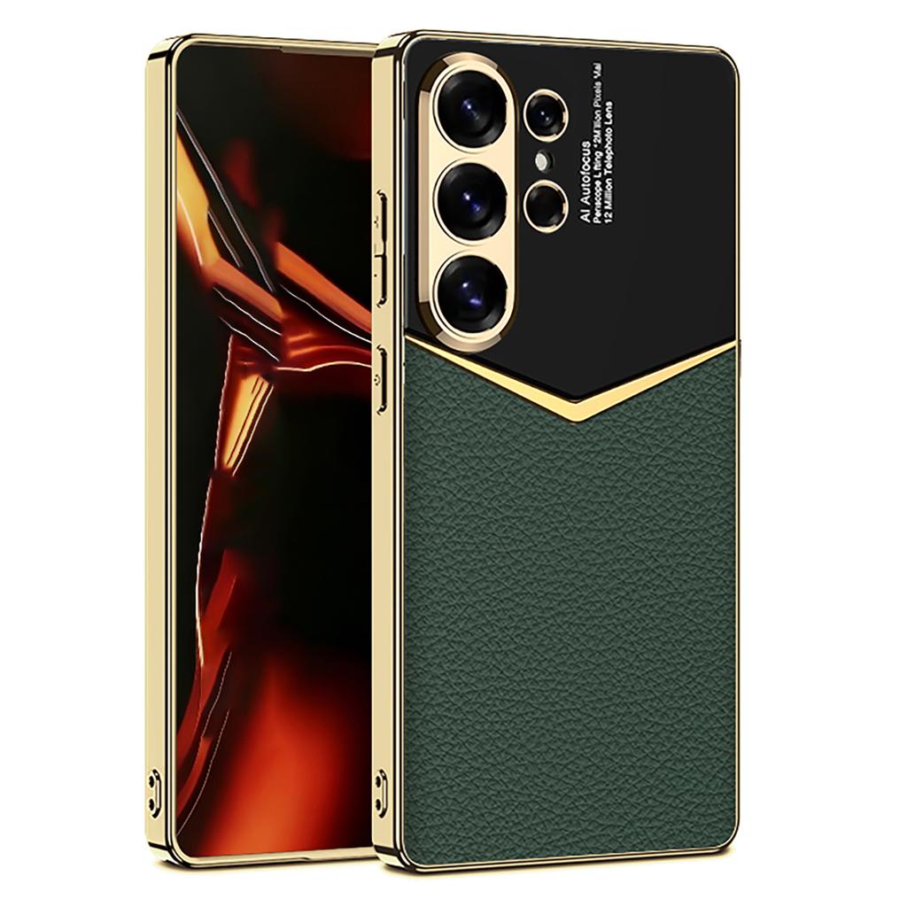 GKK Für Samsung Galaxy S26 Ultra Hüllen Galvanik PU + PC + TPU Handyhülle