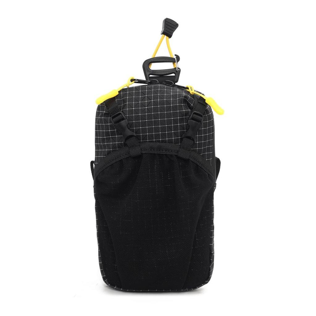 Water Bottle Holder Bag Phone Pocket and Quick-Adjust Strap Waterproof Nylon for Cycling Hiking Camping Essentials