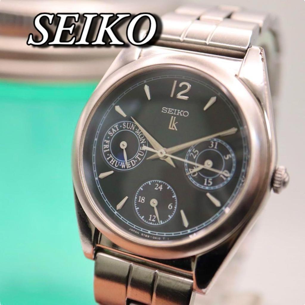 [USED] SEIKO Lucia Small Seconds Silver Round Women's Watch 1209