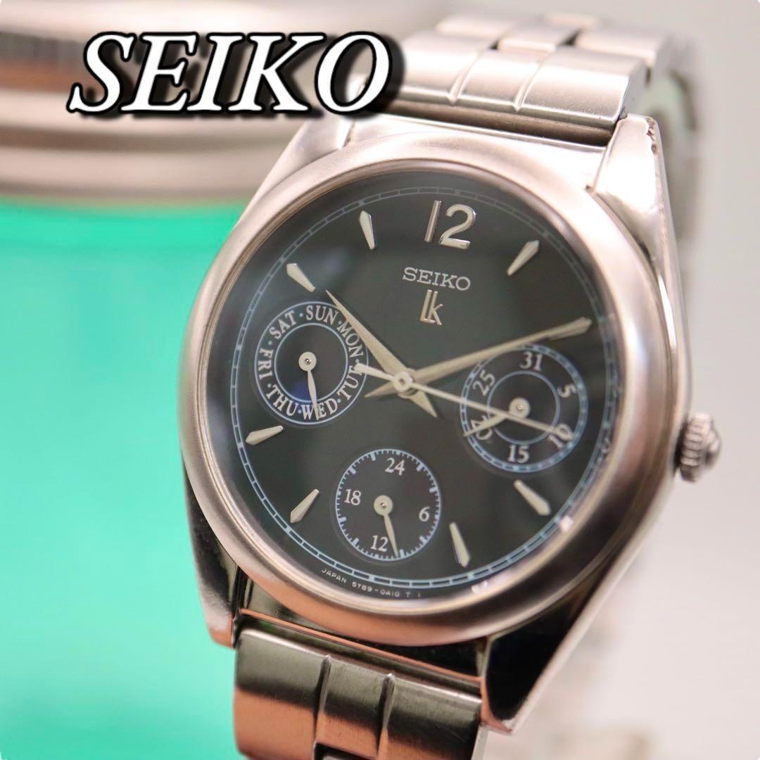 

[Б/У] SEIKO Lucia Малая секундная стрелка Серебристые круглые женские часы 1209