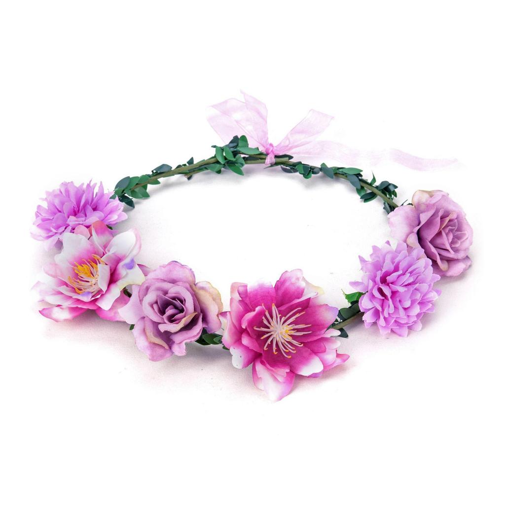 European Night Market Bestseller: Luminous Flower Garland Headband for All Ages