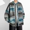 Trendiger Herren- und Damen-Color-Block Herbst/Winter Locker gestrickter Cardigan-Pullover