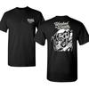Worked To Death Welding Graphic T Shirt, Skull Welder Back Print with Torch and