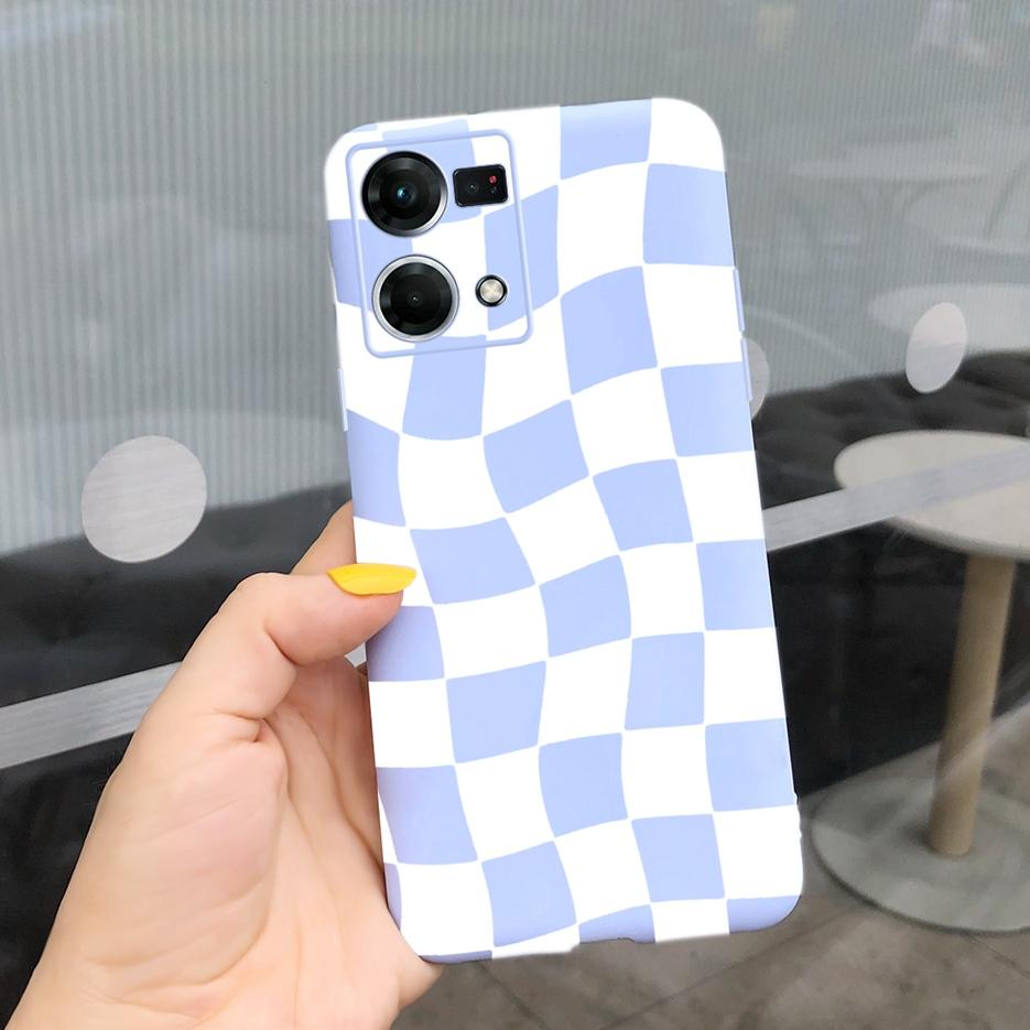 Für Oppo Reno7 4G Hülle CPH2363 Oppo F21 Pro 2022 Schöne Kunst Bemalte Abdeckung Weiche TPU Handyhülle Für Oppo Reno 7 F21 Pro Rückseite
