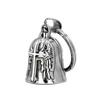 Fashion Red Cross Guardian Angel Wings Motorcycle Keychain Men Biker Rider Exorcist Keychain Amulet Lucky Amulet Accessory Gift