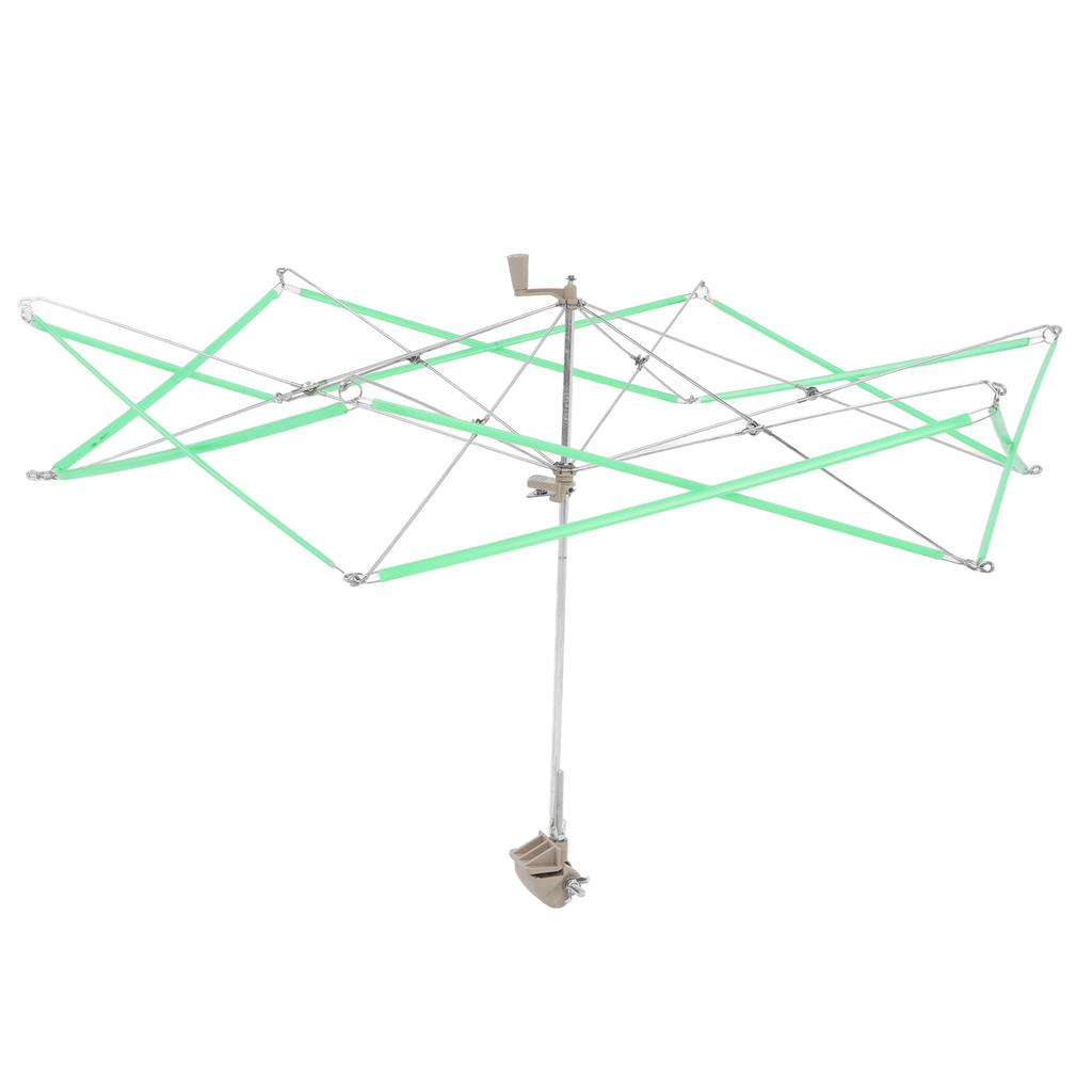 Yarn Swift Stainless Steel Plastic Easy Fixing Easy Operation Easy Adjustment Umbrella Swift for Winding Yarn