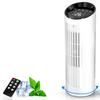 Tower Fan Summer New Model AI Automatic Wind 4 Wind Speed Bladeless Tower Slim Vertical DC Energy 4 LED Touch Mini Tower Living Dressing Remote Energy