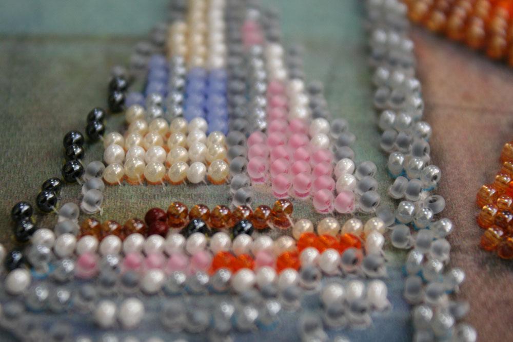 Набор-миди для вышивки бисером на натуральном художественном холсте Абрис Арт Морская тематика