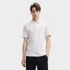 Fila Heritage Pompidou Center Collaboration Business Solid Color Commuter Short Sleeve Polo Shirt Men Tops White F11M438109FWT