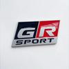 1Pc 3D Metal GR SPORT Logo Emblem Badge Car Body Trunk Deccor Sticker For CHR RAV4 Camry Alphard Avensis Prius Verso Crown