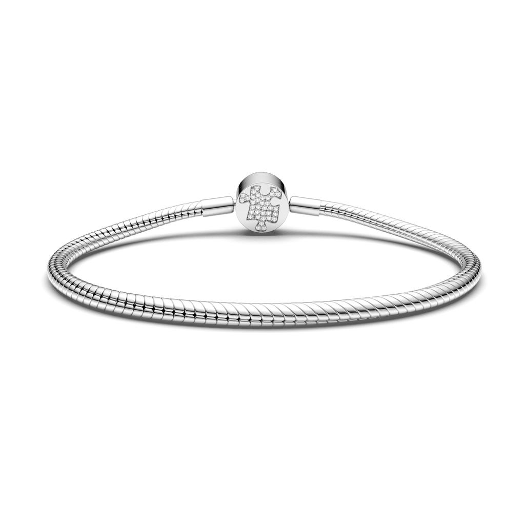 Manyilus Bracelets for Couples Bracelet Charm Silver 925 Jewelry Girls Fit Original Bracelet Women Real 925 Charms Plata Paired