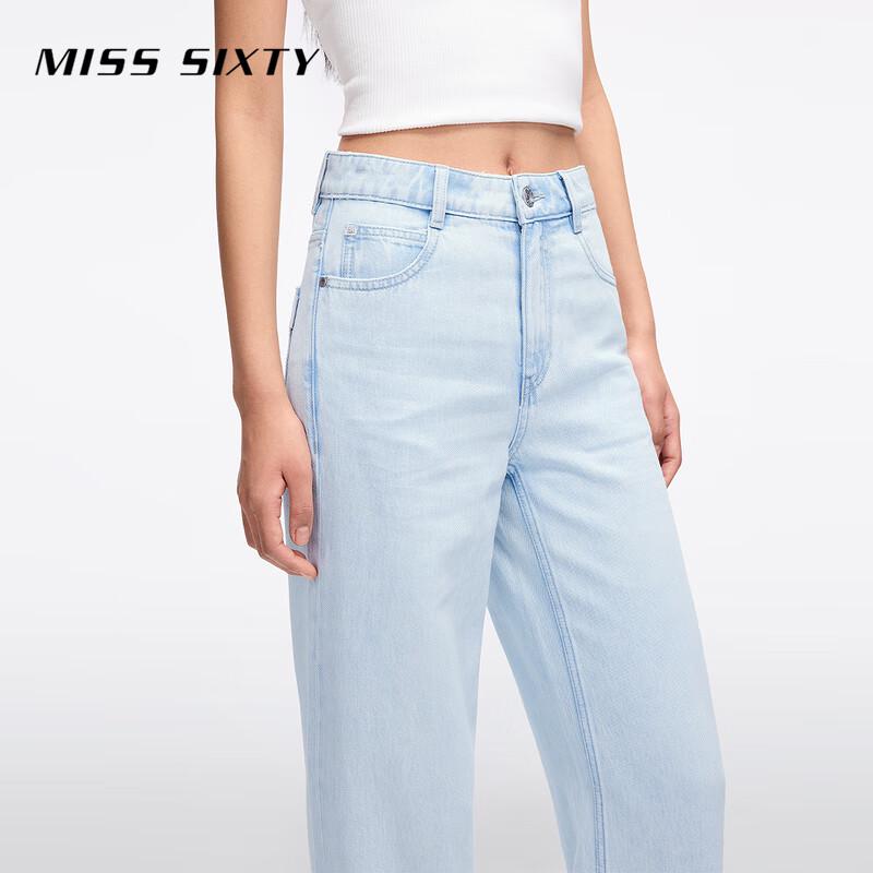 MISS SIXTY 2025 Summer Retro Washed Straight-Leg Jeans