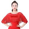Tassel Latin Dance Top Shiny Samba Dance Top Fashion Dance Clothes  Women