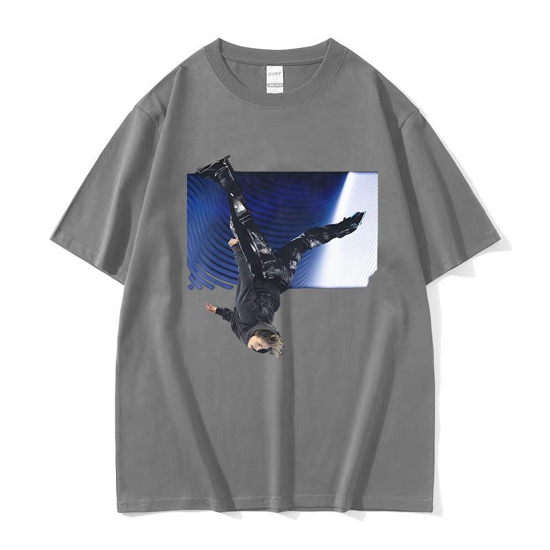 Ilia Malinin Quad Jump Vintage Graphic T Shirt Unisexs Casual Oversized Fashion Cotton Tshirts Y2k Unisex ONeck Clothing Tshirt