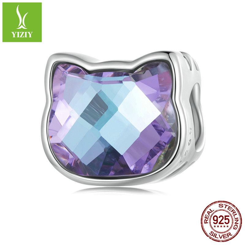 

Серебряные бусины Ziyun «Цветной кот» из серебра 925 пробы – Милые питомцы, бусины для браслета «Сделай сам» SCC2469 Height/Width: 1.1*1.2cm, Aperture: 0.45cm