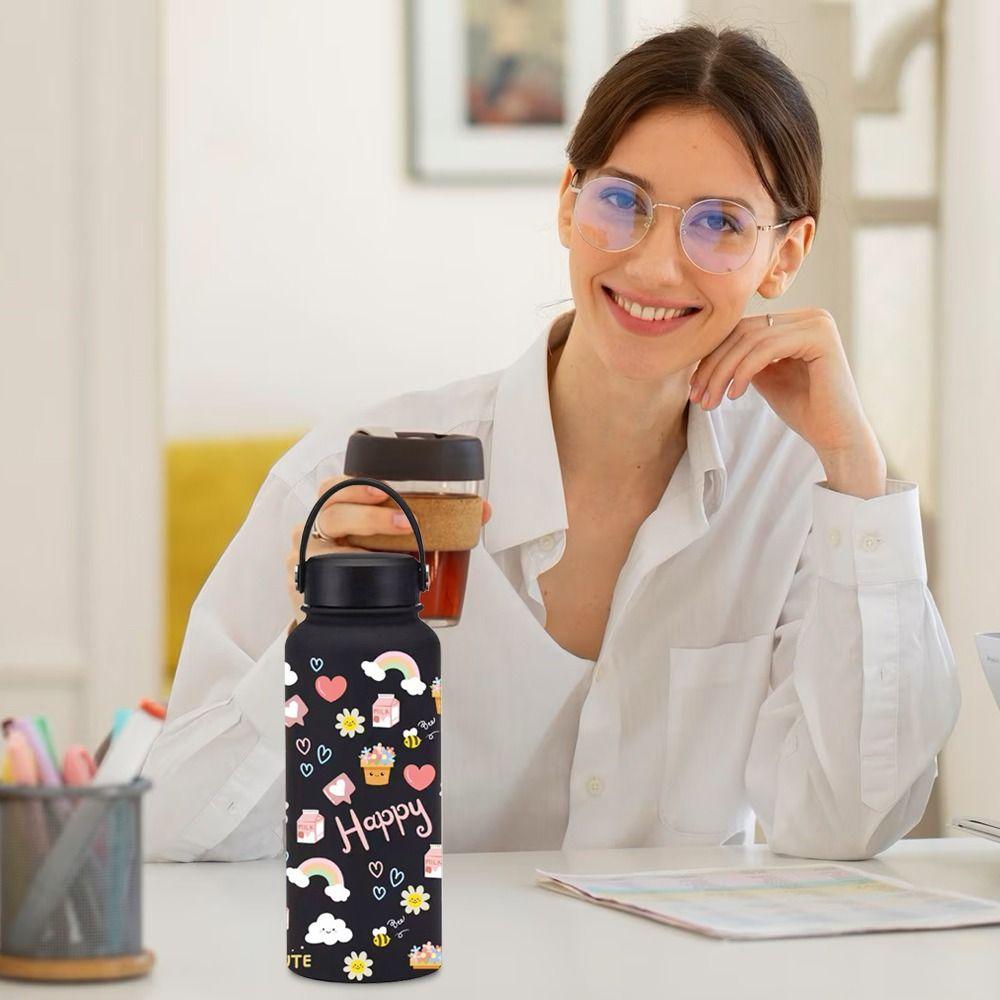 Stainless Steel Sports Water Cup 1000ML Capacity Large Capacity Cup  Kitchen Use