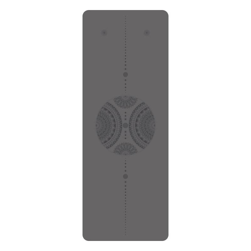 Exquisitely Carved Non-Slip Dual-Sided Yoga Mat - Sweat-Absorbing Natural Rubber for Home & Studio Use