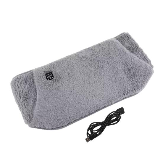 Electric Heated Belt for Waist And Back Adjustable Closure Soft Heating Strap with Hand-Warming Pockets 3 Heat Settings Waist Heat