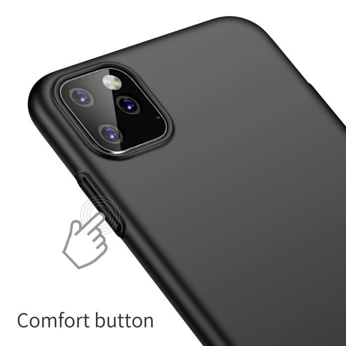Apple iPhone 11 Case, Ultra Thin Lightweight Shockproof Anti-Scratch Rigid Durable PC for iPhone 11, Black