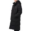 PUMA Logo Print Solid Color Mid-Length Hooded Down Jacket Unisex Outerwear Black 932587-01