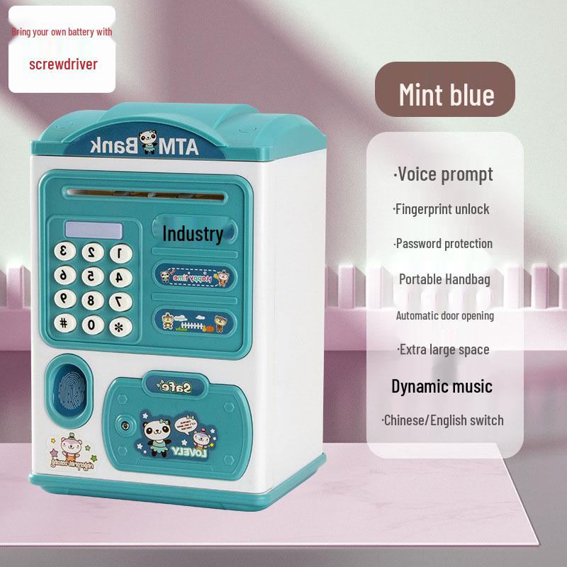 Child s Durable Password Piggy Bank - Large, Drop-proof, Removable & Stylish Gift Toy