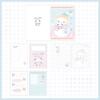 A6 Simplicity Cute Cartoon Notebooks for Kids Retro Y2K Japanese Anime Notepad Portable Small Colorful Page Scrapbook Journal