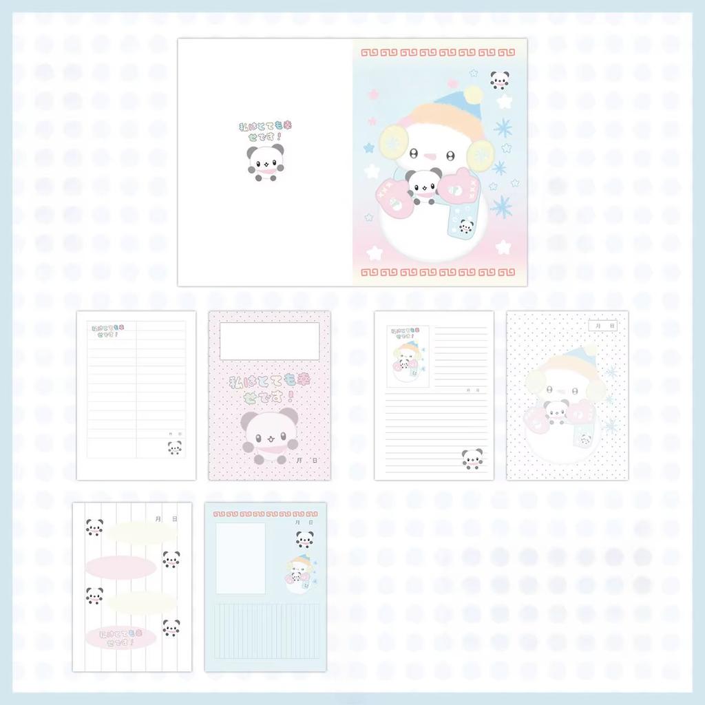 A6 Simplicity Cute Cartoon Notebooks for Kids Retro Y2K Japanese Anime Notepad Portable Small Colorful Page Scrapbook Journal