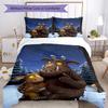 Set Biancheria da Letto Il Gruffalò 3 Pezzi Copripiumino Chiusura Include 1 Copripiumino & 2 Federe, Morbido e Confortevole per Tutte le Stagioni.