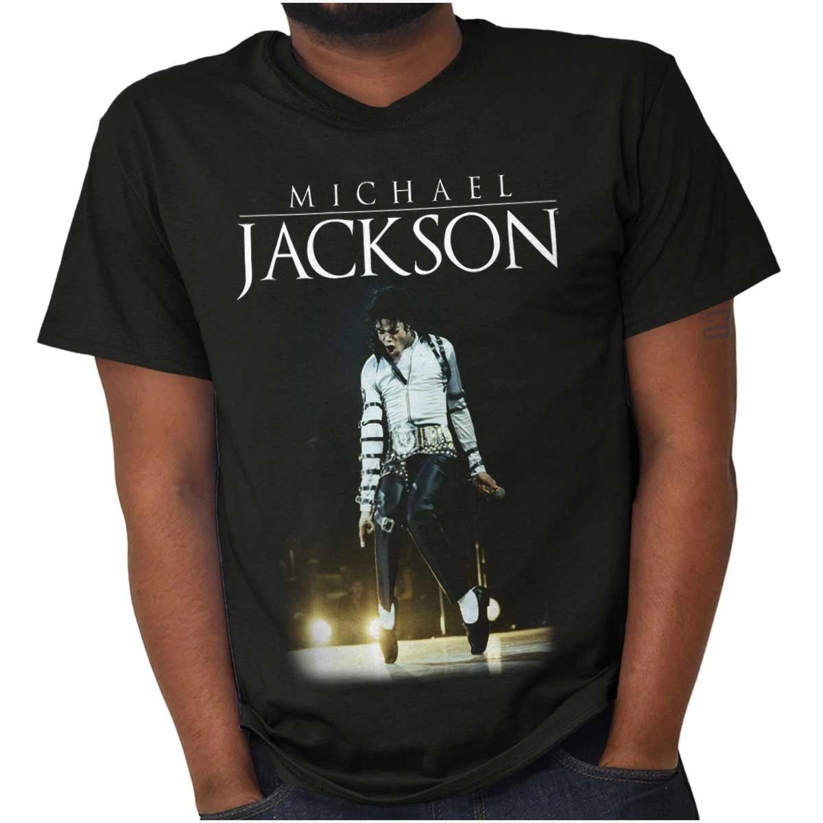Майкл Джексон Bad Tour Танец на носочках Женская или мужская футболка с круглым вырезом XXXXL