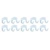 10pcs Wall Mounted Tool Hanger Hooks Double Bracket Wall Mounted Hooks Tool Organization