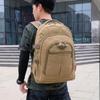 50L Fashion Thick Canvas Men's Backpacks Lightweight Wear-resistant Large Capacity School Bags Outdoor Leisure Travelling Rucksacks Male Climbing Bag