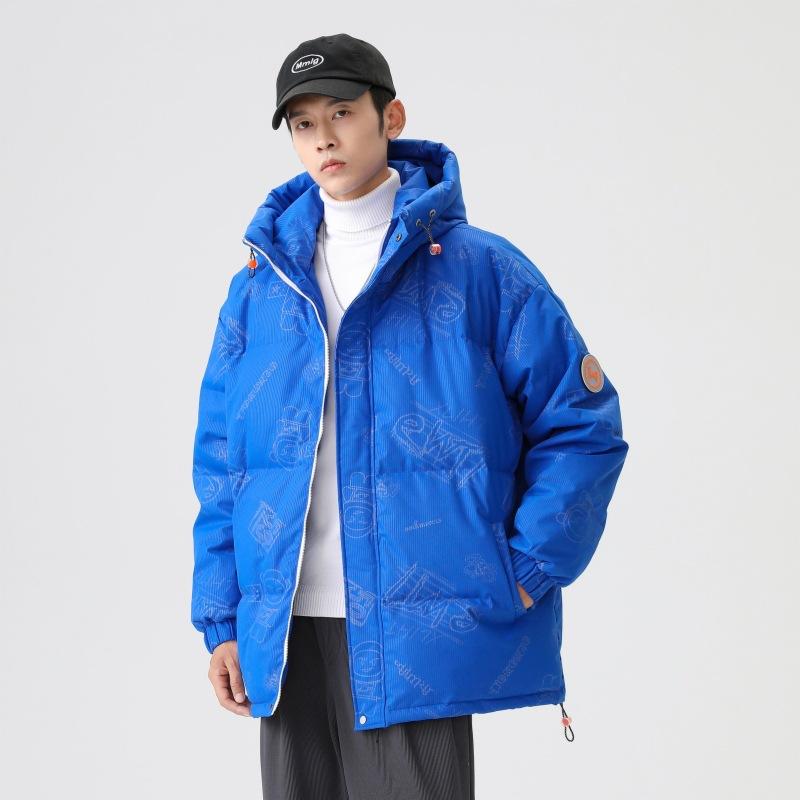 New Winter Hooded Down Jacket, Thickened, Warm and Cold-resistant, Youth Hong Kong Style Fashionable Jacket