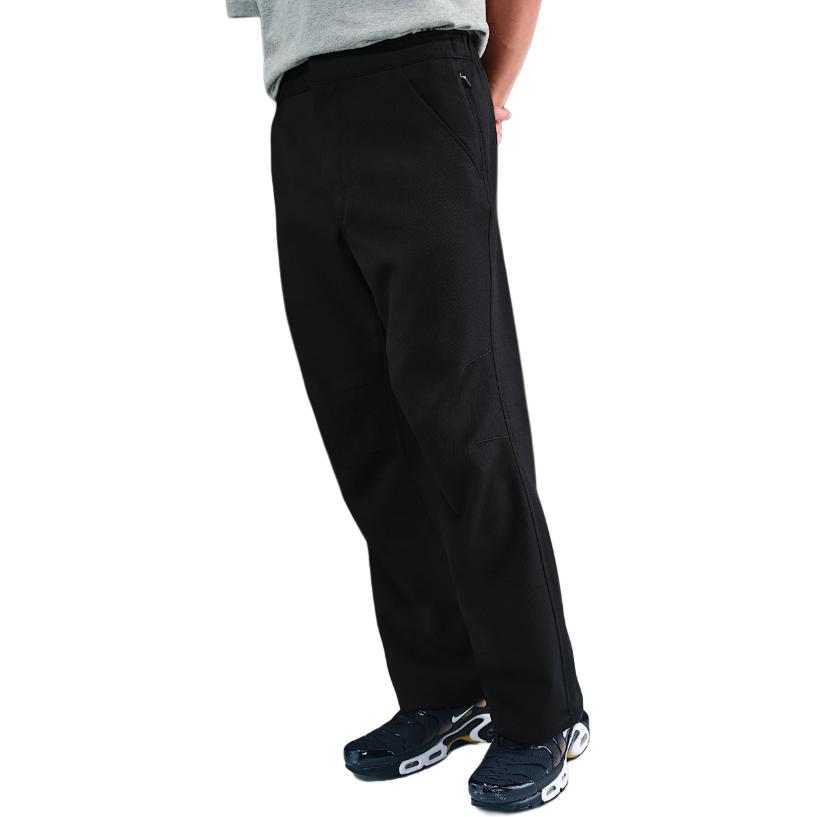 Nike Wool Classics SS25 Comfortable Solid Color Versatile Soft Casual Pants Unisex pants HF6788-010