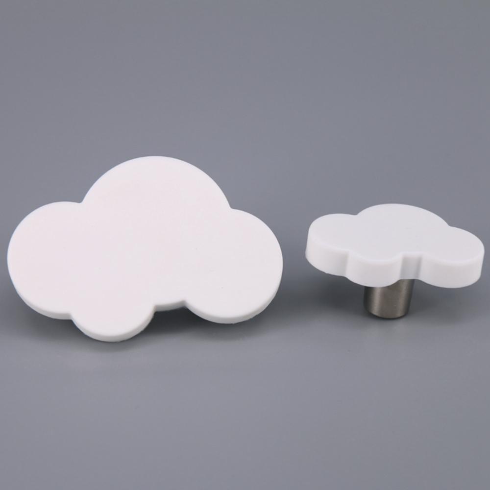 Hardware Cabinet Cupboard Children Room Furniture Handles Cloud Pulls Door Knob Hanging Hooks