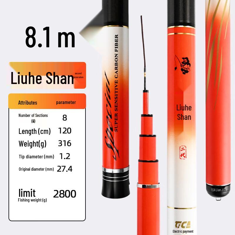 Dija Liuheshan II Carbon Fiber Fishing Rod