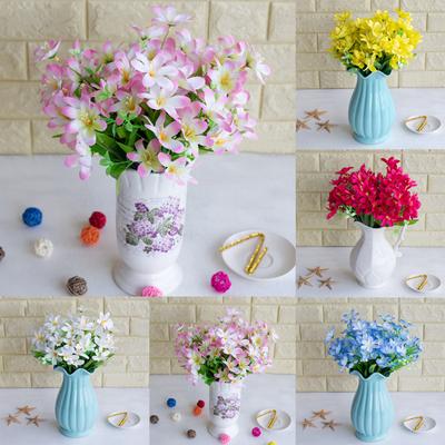 6 Branches/1Pc Artificial Flower Narcissus Simulation Office Home Decoration