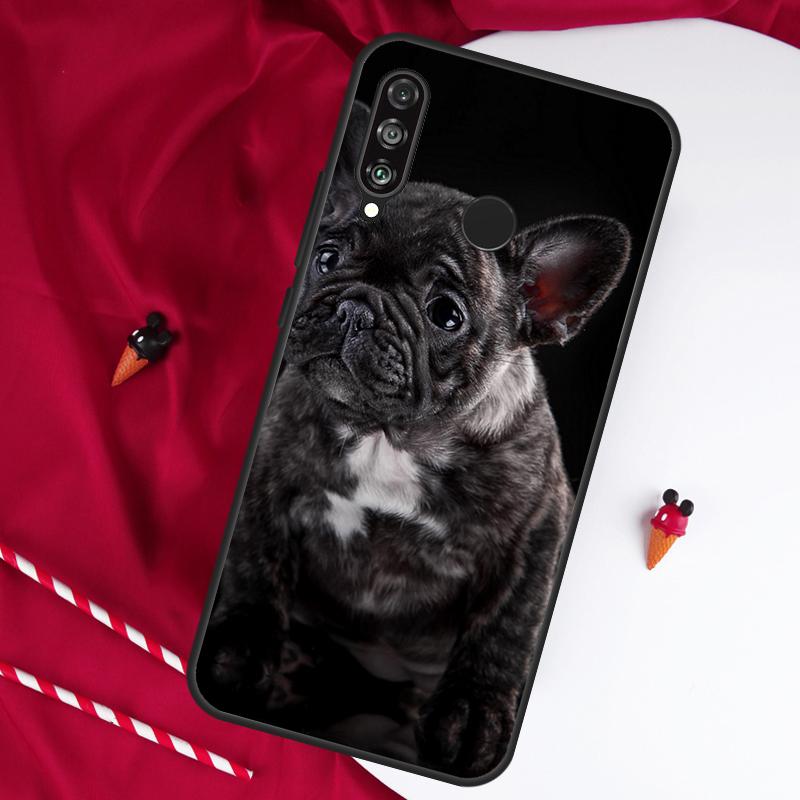 French Bulldog Dog For Huawei Nova 11 Pro 9 10 SE Y60 Y70 Y90 Y61 Y91 Y73 Y72 12i 11i 8i P20 P30 P40 Lite Case